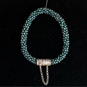 Silpada SECOND NATURE sterling silver and glass bracelet